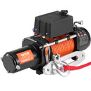 VEVOR Treuil électrique 4536 kg 12 V CC, treuil pour camion avec corde synthétique Φ0,9 x 1981,2 cm, guide-câble, télécommande sans fil et filaire, étanche IP55, pour SUV, tout-terrain, camion, bateau - image 11