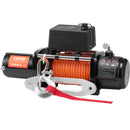 VEVOR Treuil électrique 4536 kg 12 V CC, treuil pour camion avec corde synthétique Φ0,9 x 1981,2 cm, guide-câble, télécommande sans fil et filaire, étanche IP55, pour SUV, tout-terrain, camion, bateau - image 12