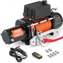 VEVOR Treuil électrique 4536 kg 12 V CC, treuil pour camion avec corde synthétique Φ0,9 x 1981,2 cm, guide-câble, télécommande sans fil et filaire, étanche IP55, pour SUV, tout-terrain, camion, bateau - image 2