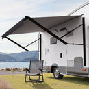 VEVOR Auvent Voiture Camping-car Caravane Latéral 488 cm, Pare-soleil Imperméable, Rétractable et Modulaire, en Vinyle avec Cadre en Alliage d'Aluminium, Réglage Électrique, Voiture, Noir Dégradé - image 9