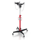 VEVOR Vérin de Fosse Hydraulique Capacité de Levage 500 kg, Cric de Transmission Télescopique, avec Roue Pivotante à 360°, Hauteur de Levage 127-220 cm, pour Soulever Boîte de Vitesse, Garage Atelier