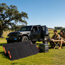 VEVOR Station Électrique Portable 3000 W Générateur Solaire Portable 2 Panneaux Solaires 200 W Batterie Secours LiFePO4 3072 Wh pour Urgence Domestique, Camping, Voyage Camping-car, 13 Ports de Sortie - image 9