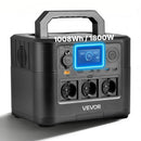 VEVOR Station Électrique Portable 1800 W Générateur Solaire Portable 1008 Wh Batterie Secours LiFePO4 pour Urgence Domestique, Camping, Voyage Camping-car, 8 Ports Sortie, Panneau Solaire Non Inclus - image 2