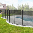 VEVOR Clôture de Piscine, Barrière de Piscine Creusée 1,21x32,91 m Clôture Amovible de Sécurité Pliable Tige en Aluminium Tissu Maille PVC Teslin 340 g/m² pour Protection Enfants Animaux Domestiques - image 9