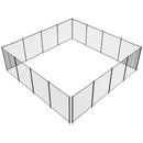 VEVOR Clôture de Piscine, Barrière de Piscine Creusée 1,21x14,63 m Clôture Amovible de Sécurité Pliable Tige en Aluminium Tissu Maille PVC Teslin 340 g/m² pour Protection Enfants Animaux Domestiques - image 10