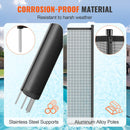 VEVOR Clôture de Piscine, Barrière de Piscine Creusée 1,21x21,95 m Clôture Amovible de Sécurité Pliable Tige en Aluminium Tissu Maille PVC Teslin 340 g/m² pour Protection Enfants Animaux Domestiques - image 4