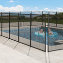 VEVOR Clôture de Piscine, Barrière de Piscine Creusée 1,21x21,95 m Clôture Amovible de Sécurité Pliable Tige en Aluminium Tissu Maille PVC Teslin 340 g/m² pour Protection Enfants Animaux Domestiques - image 9
