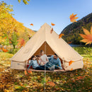 VEVOR Tente Cloche en Toile 3 m Tente de Yourte 4 Saisons Tente de Camping Familial avec Trou de Poêle à Bois, Sacs de Rangement pour Glamping Jusqu'à 4 Personnes, Groupes en Plein Air, Fête, Chasse - image 9