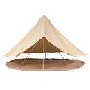 VEVOR Tente Cloche en Toile 5 m Tente de Yourte 4 Saisons Tente de Camping Familial avec Trou de Poêle à Bois, Sacs de Rangement pour Glamping Jusqu'à 8 Personnes, Groupes en Plein Air, Fête, Chasse - image 11