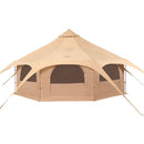 VEVOR Tente Cloche en Toile 5 m Tente de Cirque 4 Saisons Tente de Camping Familial avec Trou de Poêle à Bois et Sacs de Rangement pour Glamping Jusqu'à 8 Personnes, Groupes en Plein Air, Fête, Chasse - image 12