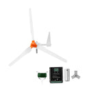 VEVOR Éolienne 24 V 1500 W Kit Générateur Éolien Contrôleur Éolien-solaire, pour Camping-car, Bateau, Maison, Ferme, Synchrone Triphasé AC à Aimants Permanents Stable, avec 3 Pales, Mât Non Inclus