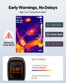 VEVOR Caméra Thermique Résolution TISR 512x384 pixels Imageur Thermique Résolution IR 256x192 pixels, Vision 2 Mpx Fréquence Rafraîchissement 25 Hz, -20 °C à 550 °C, 4 Modes Image, 7 Palettes Couleurs - image 5