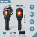 VEVOR Image Thermique Infrarouge 320 x 240 pixels Caméra Thermique -20 à 400 ℃ Caméra Infrarouge Imagerie Thermique 25 Hz Parfaite pour l'Inspection de la Maison, la Vérification du CVC, la Plomberie - image 8