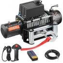 VEVOR Treuil Électrique 12 V Treuil Charge 5400 kg avec Câble Acier 9,1 mm x 26 m Télécommande sans Fil et Filaire pour Remorquage de SUV, Jeeps, Remorques, Bateaux, Véhicules Tout-terrain, Camions - image 2