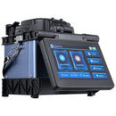 VEVOR Soudeuse fibre optique 6 moteurs, épisseuse fusion fibre optique à alignement de noyau, épissage 6s, chauffage 13s, écran tactile 5", support de fibre 3 en 1, batterie 7800mAh pour SM MM DS NZDS - image 12