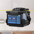 VEVOR Soudeuse fibre optique 6 moteurs, épisseuse fusion fibre optique à alignement de noyau, épissage 6s, chauffage 13s, écran LCD 5", support de fibre 3 en 1, batterie 7800 mAh pour SM MM DS NZDS - image 9