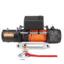 VEVOR Treuil Électrique 12 V CC 5400 kg avec Corde Synthétique Φ 9,1 mm x 23 m, Télécommande sans Fil et Filaire, Étanchéité IP55, pour Remorquage SUV, Jeep, Remorque, Bateau, Véhicule Tout-terrain - image 10