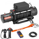 VEVOR Treuil Électrique 12 V CC 6100 kg avec Corde Synthétique Φ 9,5 mm x 26 m, Télécommande sans Fil et Filaire, Étanchéité IP55, pour Remorquage de SUV, Jeep, Remorque, Bateau, Véhicule Tout-terrain - image 2