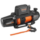 VEVOR Treuil Électrique 12 V CC 6100 kg avec Corde Synthétique Φ 9,5 mm x 28 m, Télécommande sans Fil et Filaire, Étanchéité IP68, pour Remorquage de SUV, Jeep, Remorque, Bateau, Véhicule Tout-terrain - image 12