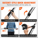 VEVOR Barre de Calage 4PCs, Barre d'Arrimage à Cliquet Réglable de 226 à 264,2 cm, Barre Stabilisatrice de Chargement en Acier Robuste avec Capacité de 140 kg, pour Lit de Camion Fourgon, Remorque - image 4