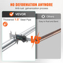 VEVOR Barre de Calage 4PCs, Barre d'Arrimage à Cliquet Réglable de 226 à 264,2 cm, Barre Stabilisatrice de Chargement en Acier Robuste avec Capacité de 140 kg, pour Lit de Camion Fourgon, Remorque - image 6