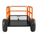 VEVOR Remorque à Benne Basculante, 623 L, Remorque de Tracteur Tondeuse à Gazon de Jardin en Acier, Capacité de Charge 725,75 kg, avec Pneus 40,64 cm, Chariot de Transport à Déversement pour VTT, UTV - image 11