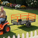 VEVOR Remorque à Benne Basculante, 623 L, Remorque de Tracteur Tondeuse à Gazon de Jardin en Acier, Capacité de Charge 725,75 kg, avec Pneus 40,64 cm, Chariot de Transport à Déversement pour VTT, UTV - image 9