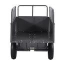 VEVOR Remorque à Benne Basculante, 481 L, Remorque de Tracteur Tondeuse à Gazon de Jardin en Acier, Capacité de Charge 272 kg, avec Pneus 40,64 cm, Chariot de Transport à Déversement, pour VTT, UTV - image 11
