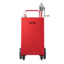 VEVOR Chariot Carburant 151,4 L Réservoir à Carburant Mobile Pompe Manuelle, Réservoir en Acier au Carbone, avec 4 Roues et Tuyau, pour Essence et Diesel, Voiture, Tondeuse, Quad, Moto, Bateau, Rouge - image 12