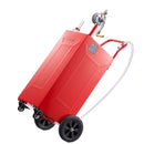 VEVOR Chariot Carburant 132,5 L Réservoir à Carburant Mobile Pompe Manuelle, Réservoir en Acier au Carbone, avec 4 Roues et Tuyau, pour Essence et Diesel, Voiture, Quad, Tondeuse, Bateau, Moto, Rouge - image 12