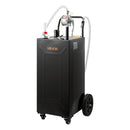 VEVOR Chariot à Carburant 113,6 L Réservoir à Carburant Mobile Pompe Manuelle, Réservoir en Acier au Carbone, avec 4 Roues et Tuyau, pour Essence et Diesel, Voiture, Quad, Tondeuse, Bateau, Moto, Noir - image 12