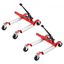 VEVOR Chariot de Manutention de Voiture Grande Capacité de Charge 680 kg, Chariot Déplace Voiture à Cliquet, Aide à la Manœuvre Positionnement pour Véhicules Camions Remorques Garage Atelier, 2PCs - image 2
