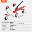 VEVOR Chariot de Manutention de Voiture Grande Capacité de Charge 680 kg, Chariot Déplace Voiture à Cliquet, Aide à la Manœuvre Positionnement pour Véhicules Camions Remorques Garage Atelier, 2PCs - image 8