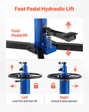 VEVOR Vérin de Fosse Hydraulique Capacité de Levage 750 kg, Cric de Transmission Télescopique, avec Roue Pivotante à 360°, Hauteur de Levage 88-176 cm, pour Soulever Boîte de Vitesse, Garage Atelier - image 5