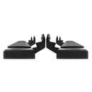 VEVOR Marchepieds 2PCs de 16,5 cm Compatible avec 2009-2018 Dodge Ram 1500/2010-2023 Ram 2500/3500 (2019-2023 Classic Compris), Barres Latérales en Acier Inoxydable 201, Capacité de Charge 227 kg - image 11