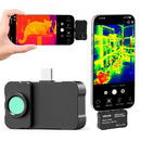 VEVOR Caméra Thermique pour Android et iOS Super Résolution TISR 512x384 Imageur Thermique Infrarouge 256x192 pour Smartphone Tablette, 25 Hz, -20 °C à 550 °C, avec Objectif Macro, 6 Palettes Couleurs - image 2
