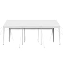 VEVOR Carport, 3,05 x 6,09 m, Abri de Voiture Robuste avec Cadre en Acier, Abri de Garage Extérieur, Résistant aux UV et à l'Eau, Protection Toutes Saisons, Auvent pour Voiture, Bateau, Moto, Blanc - image 12