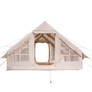 VEVOR Tente de Camping Gonflable, 4 x 3 x 2 m, Tente de Glamping pour 5 à 8 Personnes Oxford 300D, avec Pompe à Main, Portes, Fenêtres en Maille, Sac de Rangement, Simple à Installer, Transport Facile - image 12
