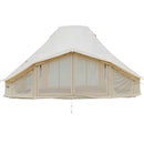 VEVOR Tente Yourte en Toile, Tente Cloche 6x4x3,1 m pour 4 Saisons, Camping Familial, Glamping, Chasse, Événements Plein Air, Jusqu'à 12 Personnes, avec Passage pour Conduit de Poêle, Tapis Amovible - image 10