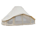 VEVOR Tente Yourte en Toile, Tente Cloche 6x4x3,1 m pour 4 Saisons, Camping Familial, Glamping, Chasse, Événements Plein Air, Jusqu'à 12 Personnes, avec Passage pour Conduit de Poêle, Tapis Amovible - image 11