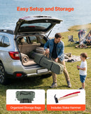 VEVOR Tente Yourte en Toile, Tente Cloche 3 m pour 4 Saisons, Camping Familial, Glamping, Chasse, Fêtes Événements en Plein Air, Jusqu'à 3 Personnes, avec Passage pour Conduit de Poêle, Tapis Amovible - image 7