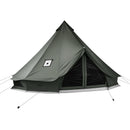 VEVOR Tente Yourte en Toile, Tente Cloche 4 m pour 4 Saisons, Camping Familial, Glamping, Chasse, Fêtes Événements en Plein Air, Jusqu'à 4 Personnes, avec Passage pour Conduit de Poêle, Tapis Amovible - image 11