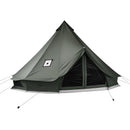 VEVOR Tente Yourte en Toile, Tente Cloche 5 m pour 4 Saisons, Camping Familial, Glamping, Chasse, Fêtes Événements en Plein Air, Jusqu'à 7 Personnes, avec Passage pour Conduit de Poêle, Tapis Amovible - image 11