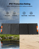 VEVOR Station Électrique Portable 2160 Wh Générateur Solaire Portable 2400 W Panneau Solaire Pliable 200 W pour Alimentation Camping Véhicules de Loisirs, 10 Ports de Sortie, Puissance Entrée Réglable - image 6