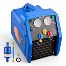 VEVOR Station de Récupération Fluides Frigorigènes Portable 1 HP, Récupérateur de Réfrigérant Double Cylindre, pour Système CVC Climatisation Auto, Unité de Récupération pour Frigoriste 1450 tr/min