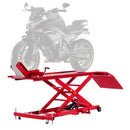 VEVOR Cric de Moto avec Capacité de Charge 453,6 kg, Pont Élévateur Hydraulique Hauteur de Levage 21,8-78,7 cm, Table Élévatrice pour Moto Mobile Flexible à 360°, pour Entretien Réparation Quad VTT - image 10