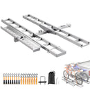 VEVOR Porte-Moto, Support de Moto sur Attelage en Alu pour 2 Motos, Charge 272 kg, avec Rampe Sangles et Stabilisateur, pour Scooter Tout-terrain Voiture Camion avec Récepteur d'Attelage de 50,8 mm