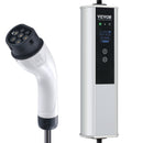 VEVOR Chargeur EV Portable Type 2 IEC6219 Chargeur Voiture Électrique 16 A 3,68 kW Monophasé 11 kW Triphasé Câble de Charge 7,5 m Prise CEE 16 LCD IP66 avec Sac de Rangement Crochet de Câble de Charge - image 10