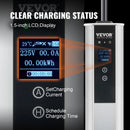 VEVOR Chargeur EV Portable Type 2 IEC6219 Chargeur Voiture Électrique 16 A 3,68 kW Monophasé 11 kW Triphasé Câble de Charge 7,5 m Prise CEE 16 LCD IP66 avec Sac de Rangement Crochet de Câble de Charge - image 7
