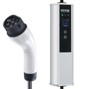 VEVOR Chargeur EV Portable Type 2 IEC6219 Chargeur Voiture Électrique 32 A 7,36 kW Monophasé 22 kW Triphasé Câble de Charge 7,5 m Prise CEE 32 LCD IP66 avec Sac de Rangement Crochet de Câble de Charge - image 10